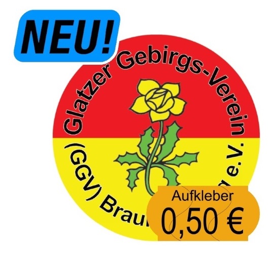 Aufkleber „Glatzer Gebirgs-Verein (GGV) Braunschweig e.V.“ 2019