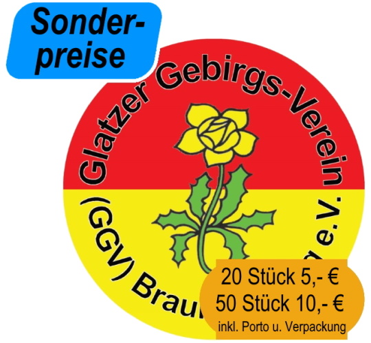 Aufkleber „Glatzer Gebirgs-Verein (GGV) Braunschweig e.V.“ 2019