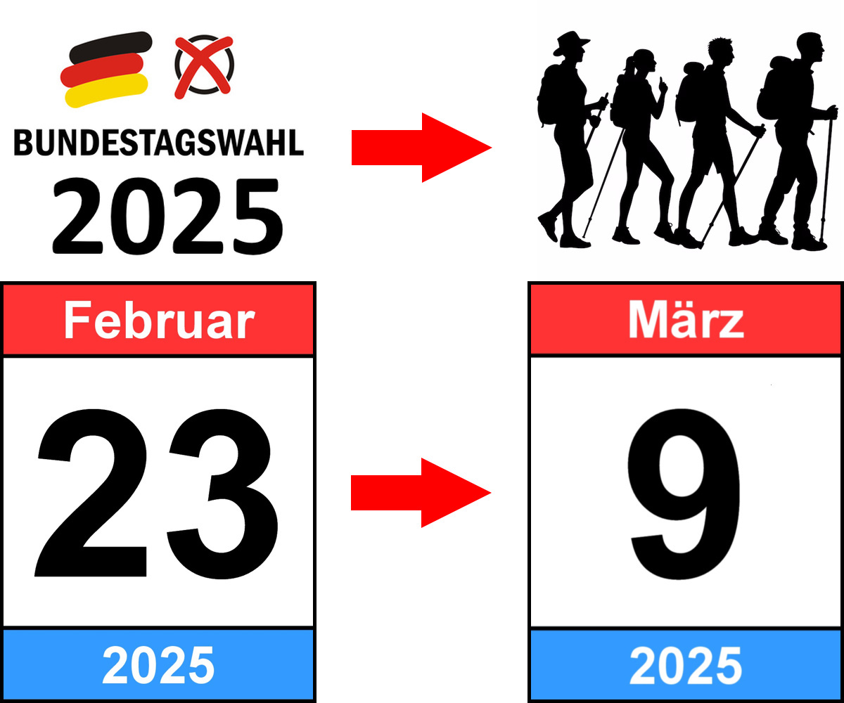 Terminverschiebung 23.02.->09.03.2025