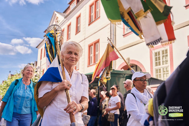 Glatzer Gebirgs-Verein im Festumzug des 122. Deutschen Wandertages