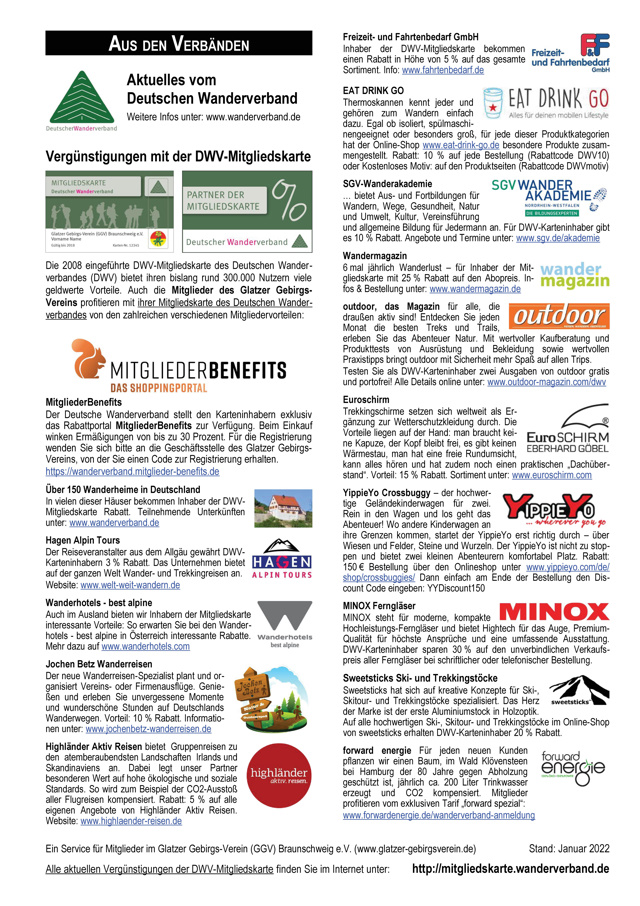 Infoblatt DWV-Mitgliedskarte 2022